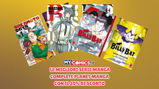 Copertina di Le migliori serie manga complete Planet Manga al -20% di sconto su MyComics