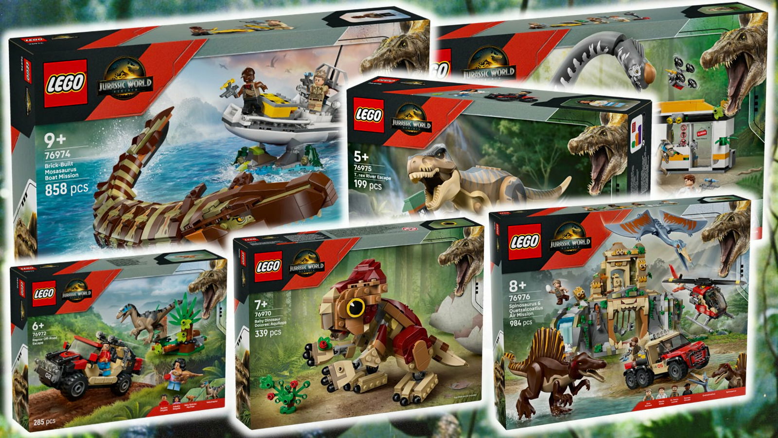 LEGO Jurassic World Rebirth: ecco le novità di giugno 2024