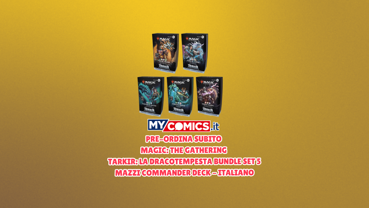 Tarkir: La Dracotempesta Bundle Set 5 Mazzi Commander Deck - Italiano SUPER sconto! (-16%)