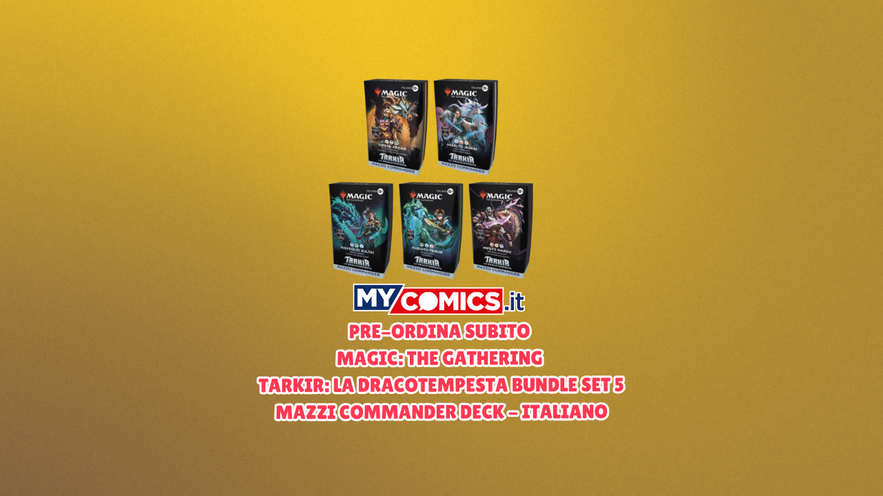 Immagine di Tarkir: La Dracotempesta Bundle Set 5 Mazzi Commander Deck - Italiano SUPER sconto! (-16%)