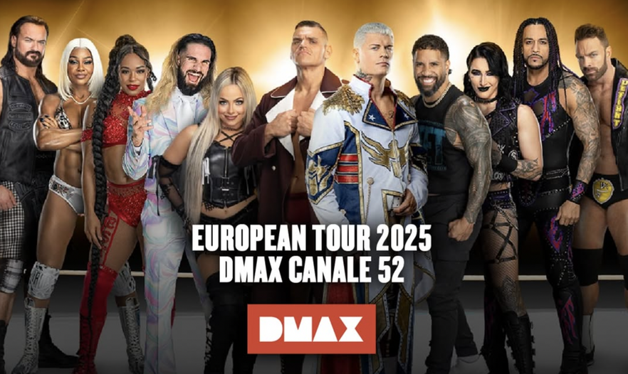 WWE su DMAX: tutti gli appuntamenti della Road to WM Europea