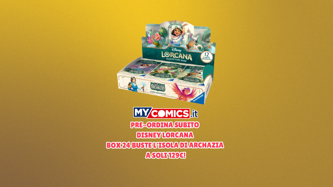 Disney Lorcana Box 24 Buste L'Isola di Archazia a soli 129€!