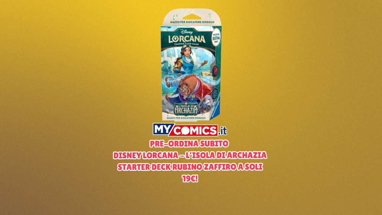 Immagine di Disney Lorcana - L’Isola di Archazia Starter Deck Rubino Zaffiro a soli 19€!