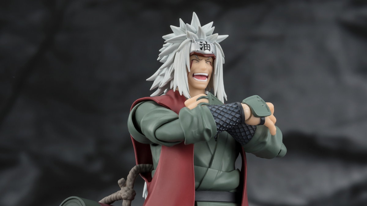 Immagine di Jiraiya porta il potere della Modalità Eremitica nella nuova SH Figuarts