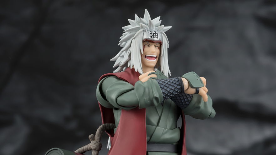 Jiraiya porta il potere della Modalità Eremitica nella nuova SH Figuarts