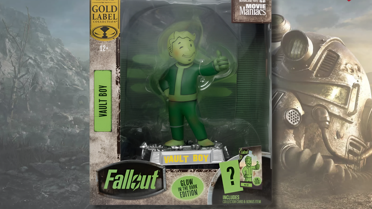 Immagine di McFarlane presenta il nuovo Fallout Vault Boy luminescente