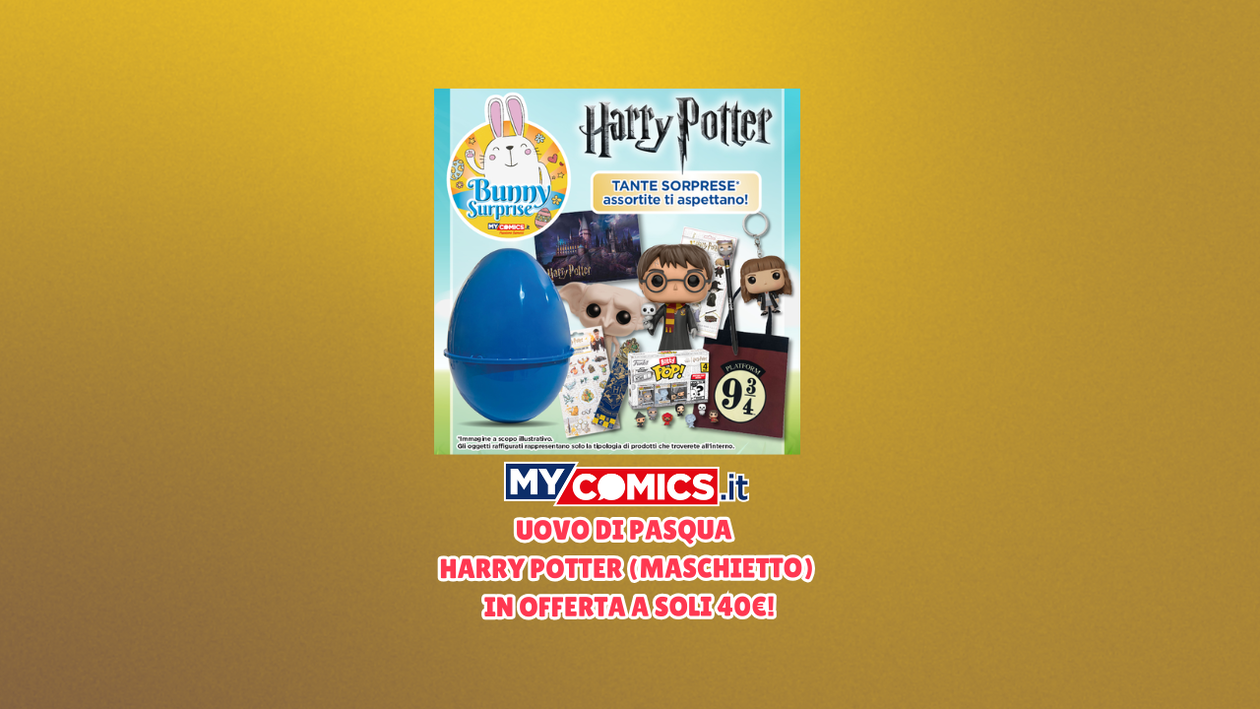 Immagine di Uovo di Pasqua Harry Potter (maschietto) in OFFERTA a soli 40€!