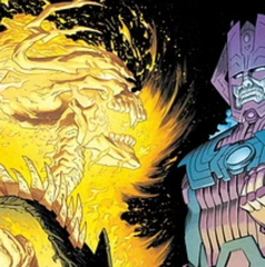 Copertina di Ghost Rider vs Galactus: il devastante scontro cosmico arriva a giugno