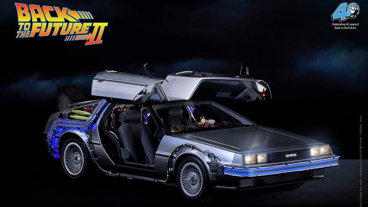 Immagine di Ritorno al Futuro II: la DeLorean 1/6 di Blitzway è un sogno che diventa realtà