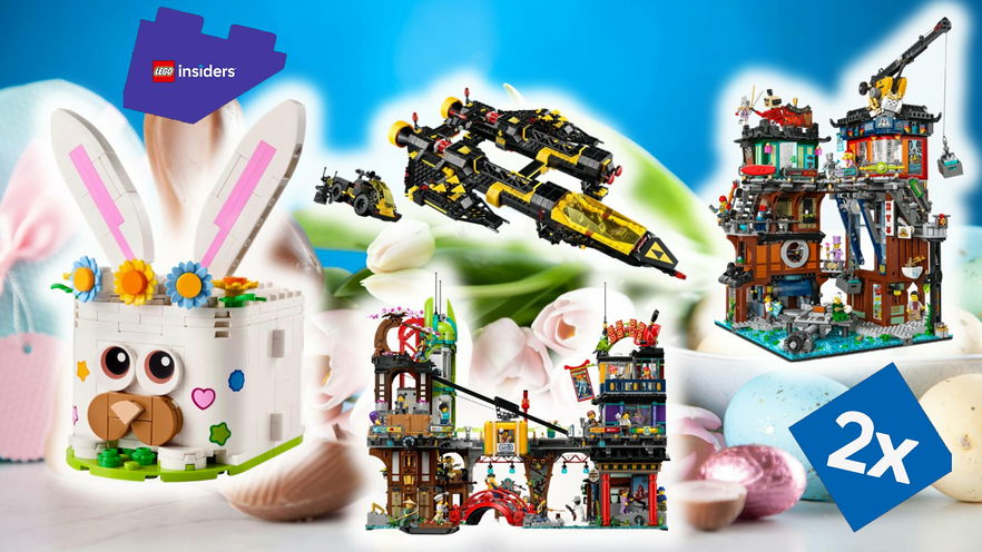 LEGO speciale Pasqua: Coniglietto in omaggio e Doppi Punti!