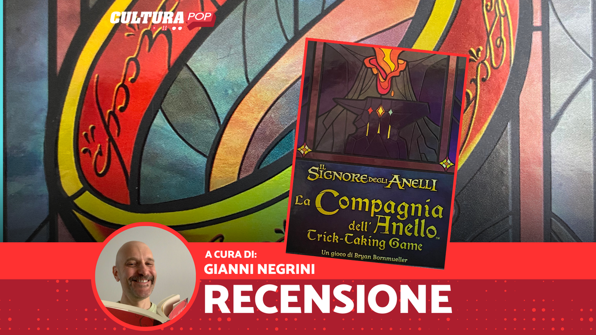 Immagine di La Compagnia dell'Anello Trick-Taking Game, recensione: cooperazione e strategia contro l'Oscuro Signore
