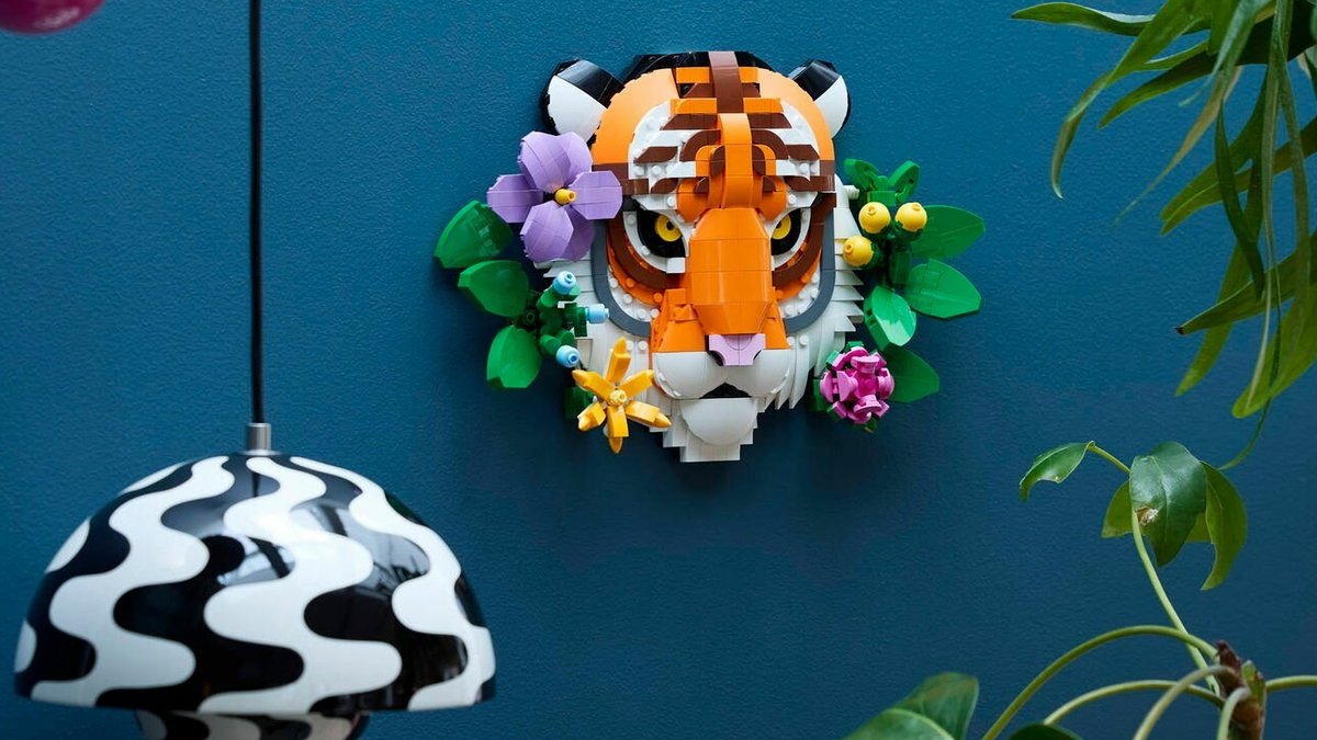 Immagine di LEGO Art Tigre: L'arte 3D che ruggisce in casa tua