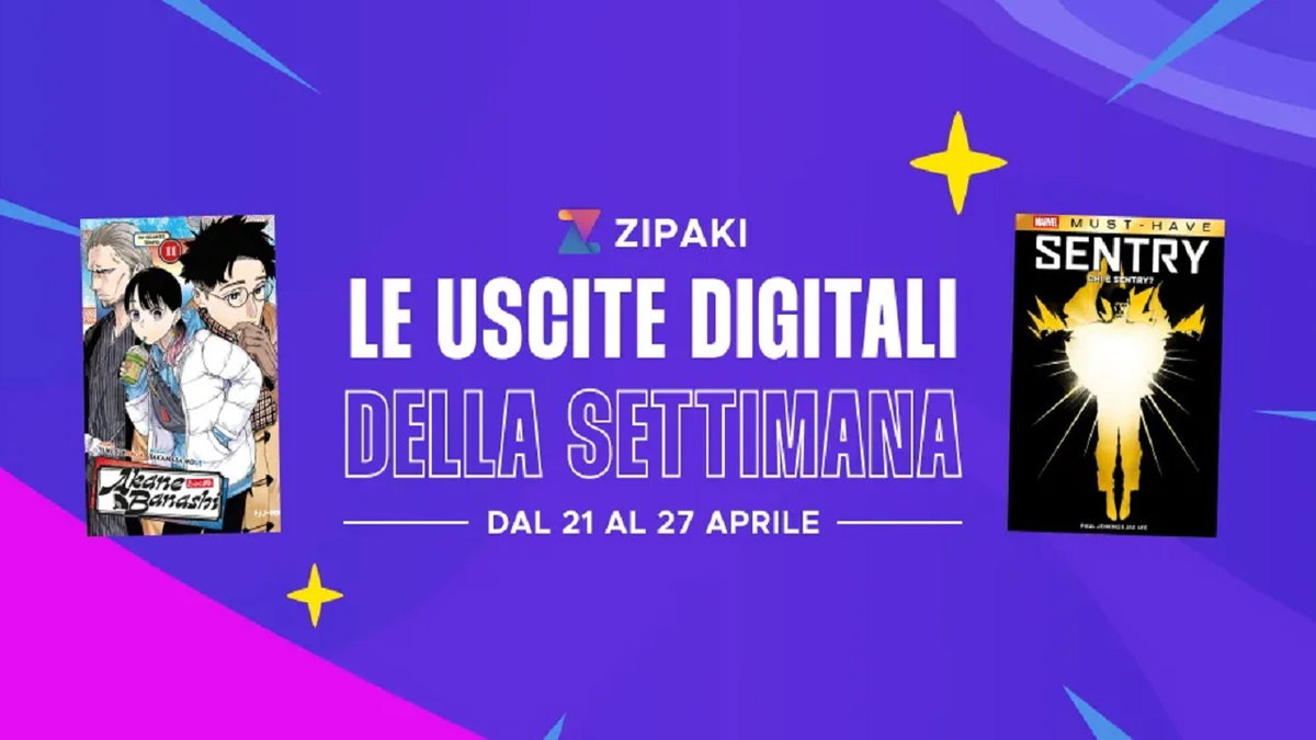 Immagine di Zipaki: tutti i fumetti disponibili in digitale ad aprile 2025