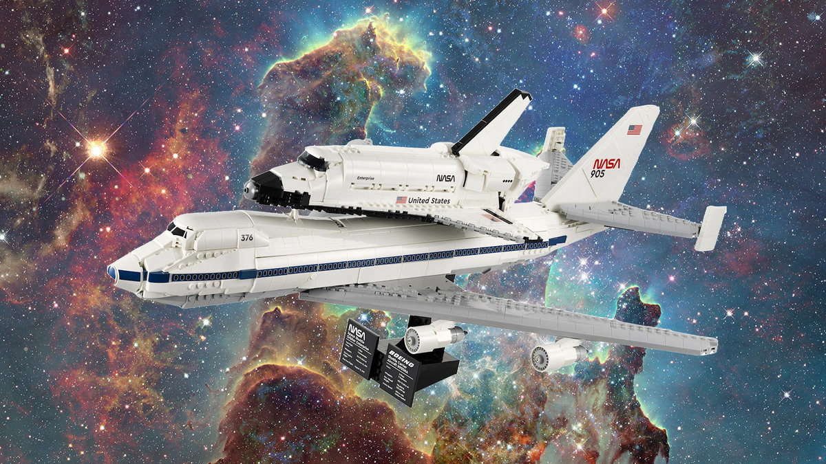Immagine di LEGO ricrea lo storico Shuttle Carrier al Paris Air Show