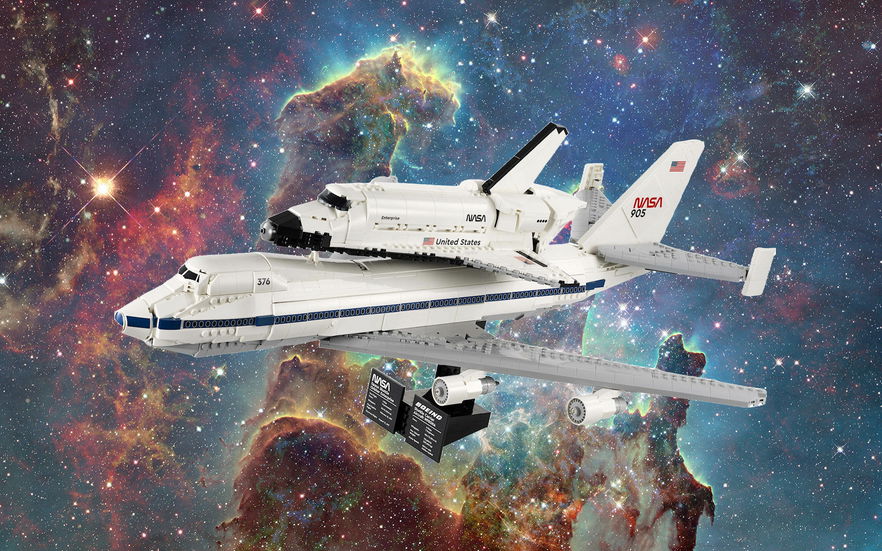 LEGO ricrea lo storico Shuttle Carrier al Paris Air Show