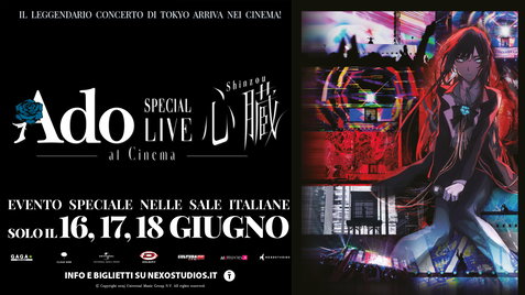 Ado SPECIAL LIVE Shinzou al Cinema: le date in Italia e il trailer
