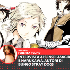 Copertina di Intervista a Asagiri e Harukawa, autori di Bungo Stray Dogs: "Non è possibile scrivere una storia su qualcosa che non si conosce."