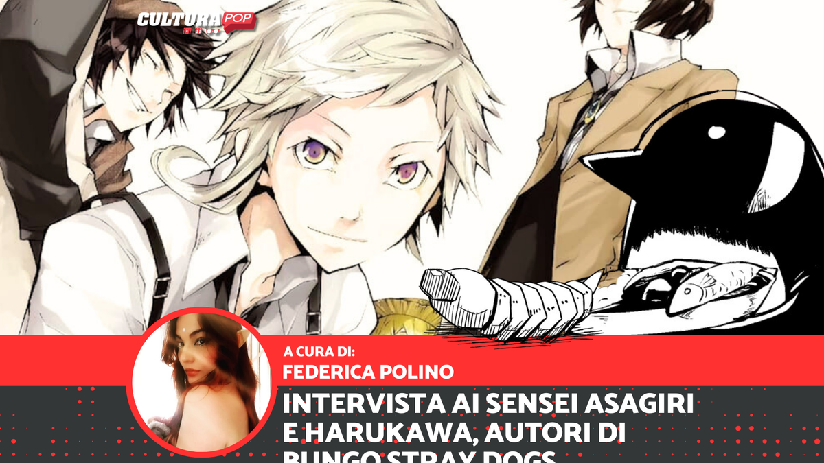 Immagine di Intervista a Asagiri e Harukawa, autori di Bungo Stray Dogs: "Non è possibile scrivere una storia su qualcosa che non si conosce."