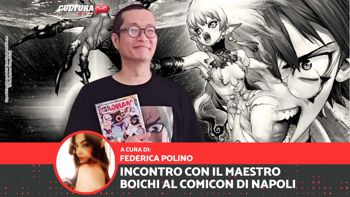 Immagine di Boichi al Comicon Napoli 2025: tra sogni, wok sulle spalle e manga senza confini