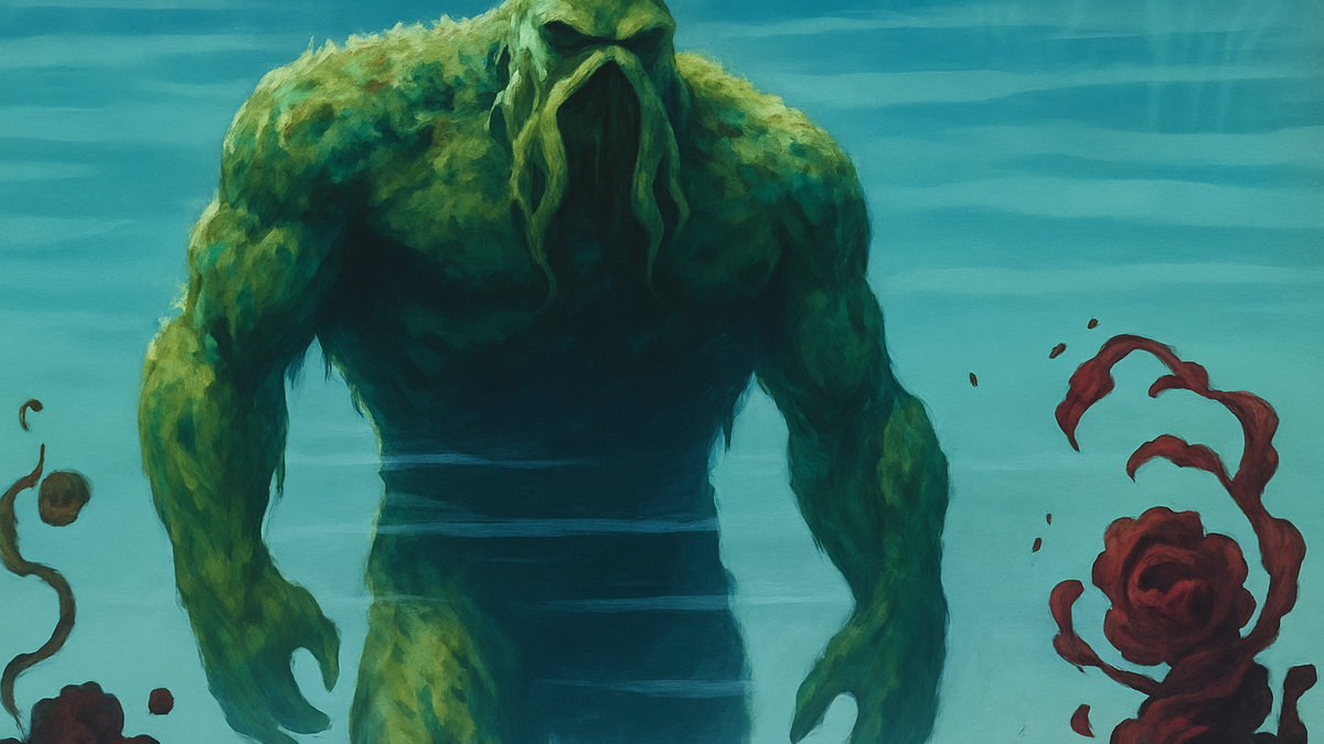 Immagine di DC riporta l'incontro tra Swamp Thing e Gesù