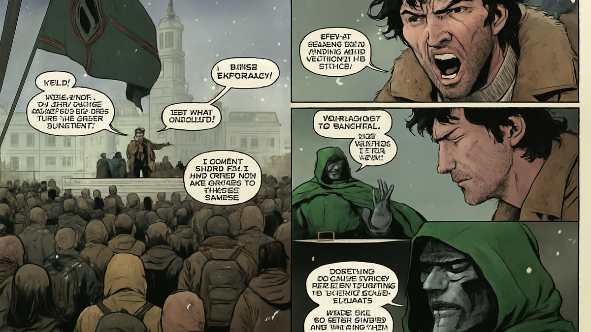 Immagine di Captain America contro Doom per la Latveria