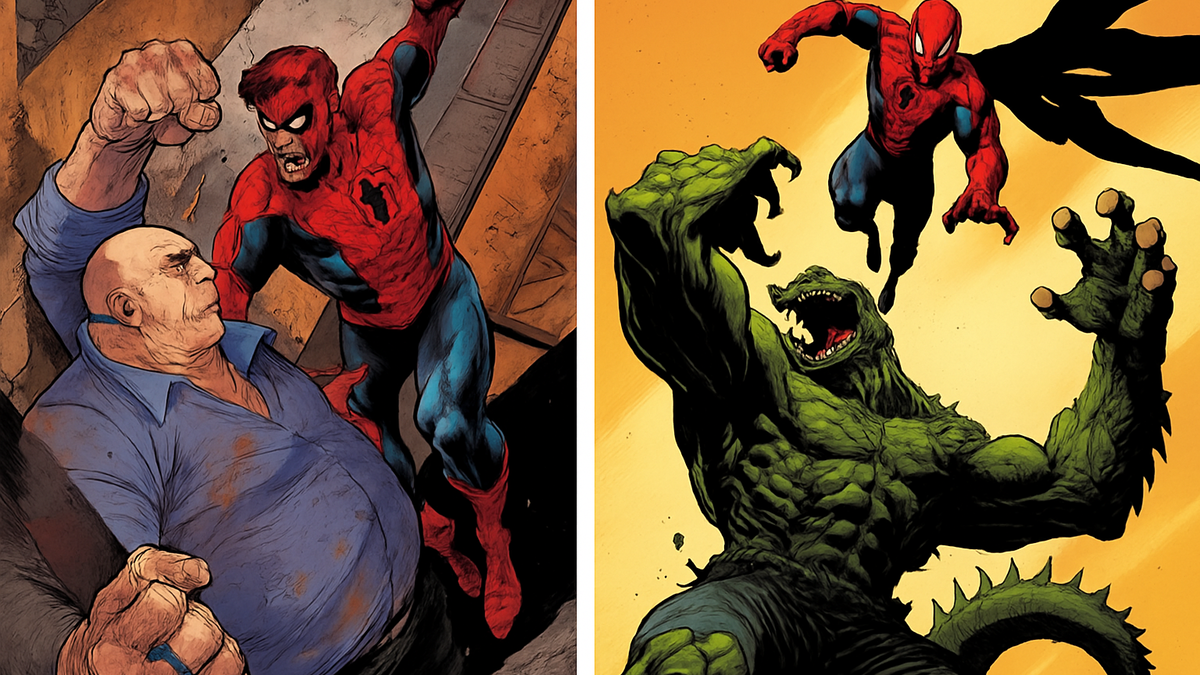 Immagine di Ultimate Spider-Man e Absolute Batman in ritardo