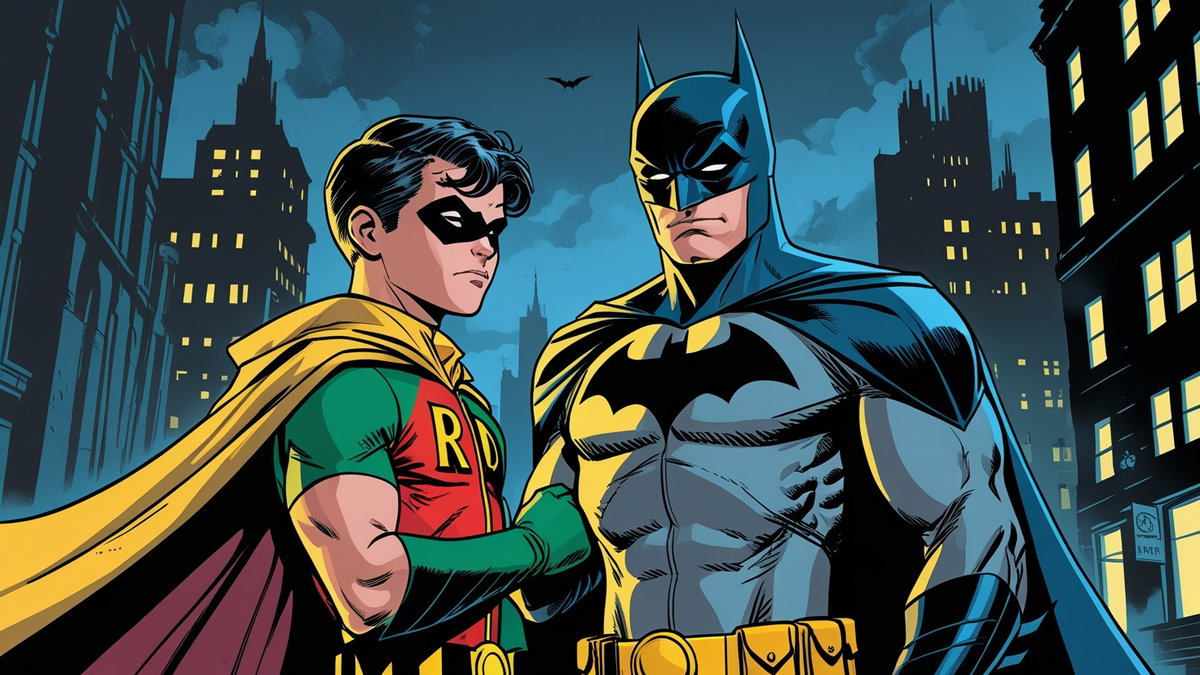 Immagine di Batman and Robin: Year One #12, anteprima DC