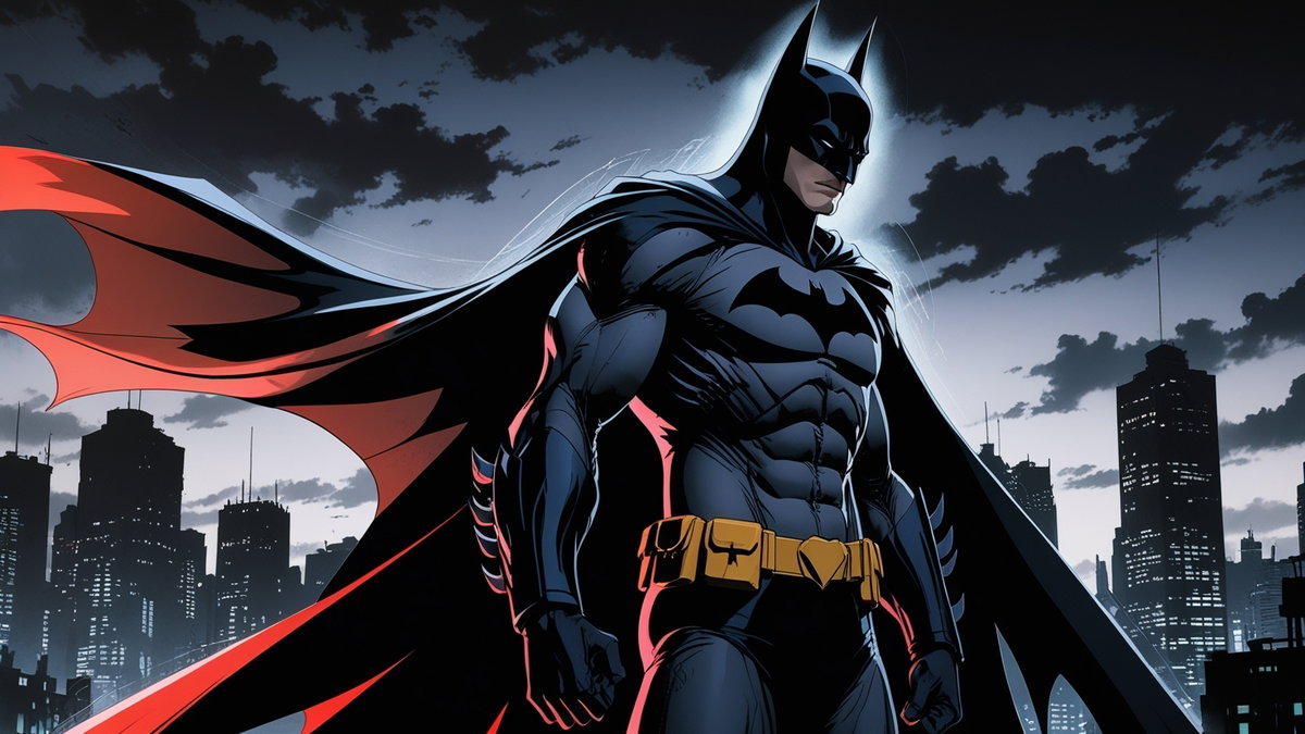 Immagine di Batman anime in sviluppo secondo l'artista DC