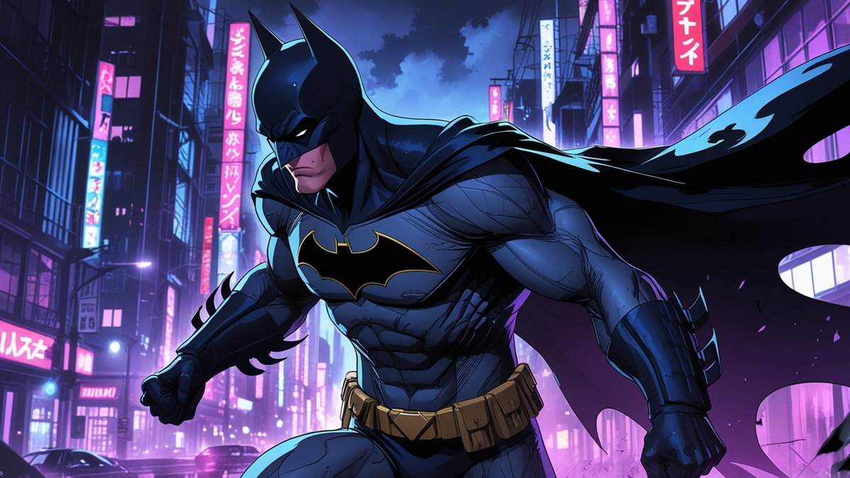 Immagine di Batman anime in sviluppo secondo l'artista DC