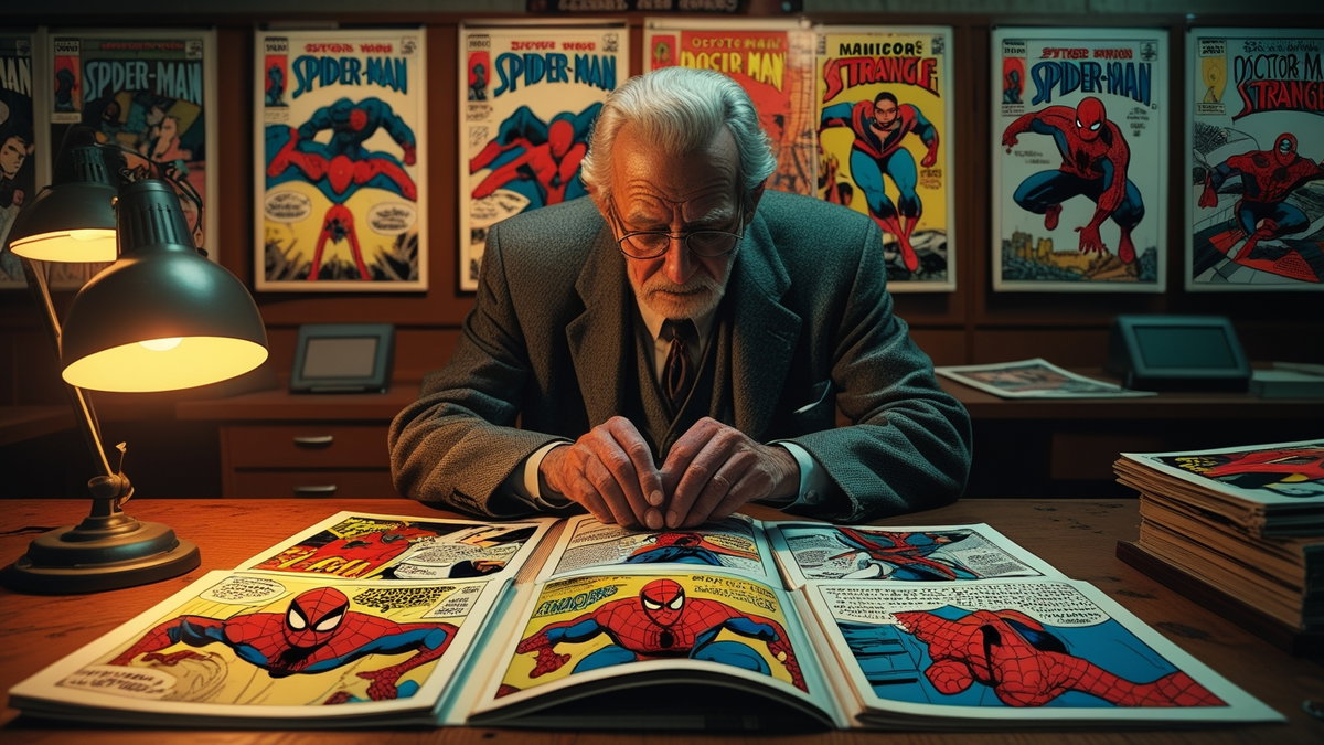 Immagine di George R. R. Martin celebra l'arte di Steve Ditko