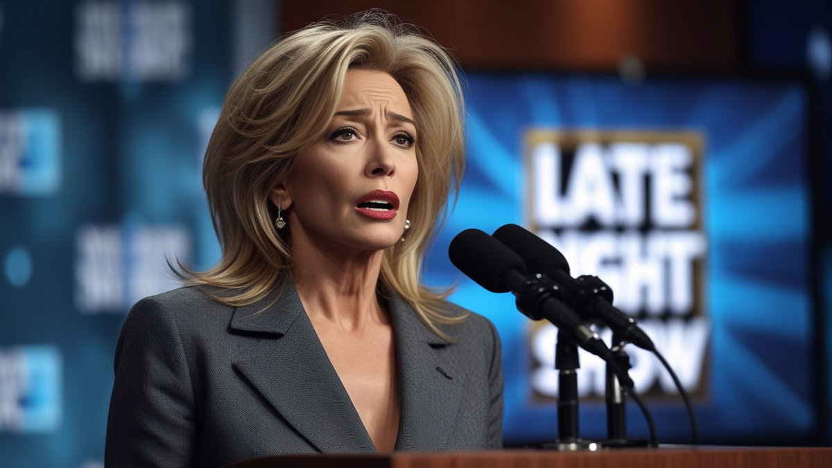 Immagine di Jennifer Aniston sul fermo dello show di Kimmel