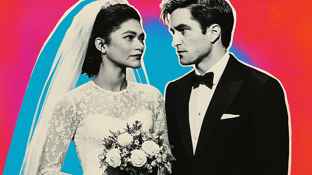 Immagine di Zendaya e Robert Pattinson sposi in The Drama