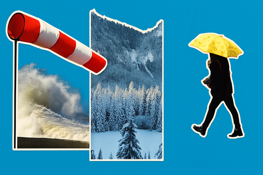 Anticiclone in declino: arriva pioggia e neve