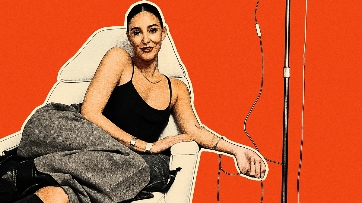 Immagine di Belen Rodriguez con la flebo: foto choc spiegata
