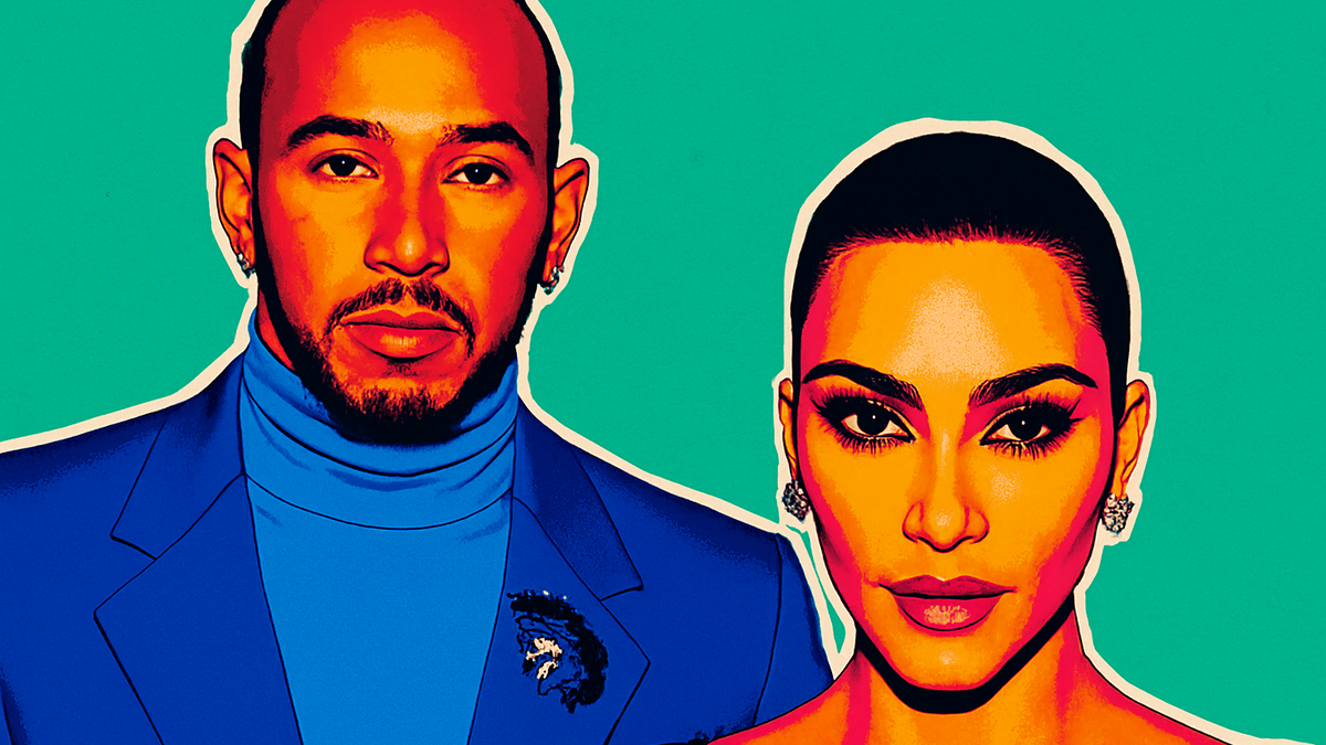 Immagine di Kim Kardashian e Lewis Hamilton, fuga da 140mila euro