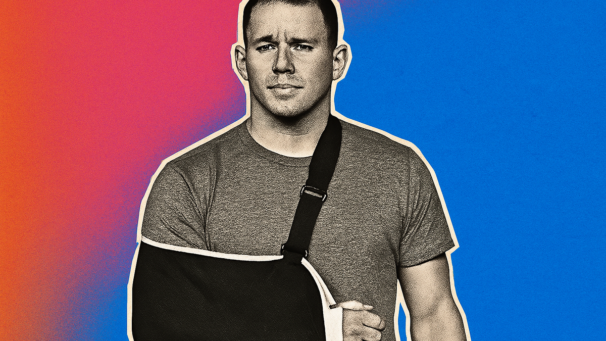 Immagine di Channing Tatum in ospedale dopo un infortunio grave