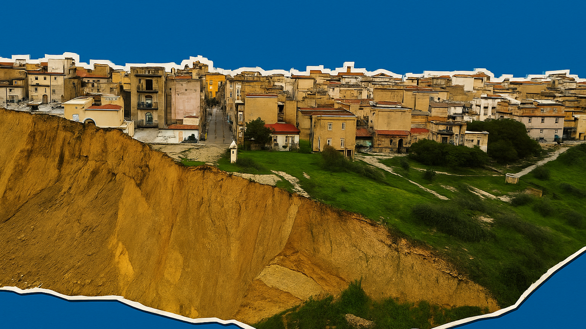 Immagine di Niscemi, crolla la croce simbolo di speranza