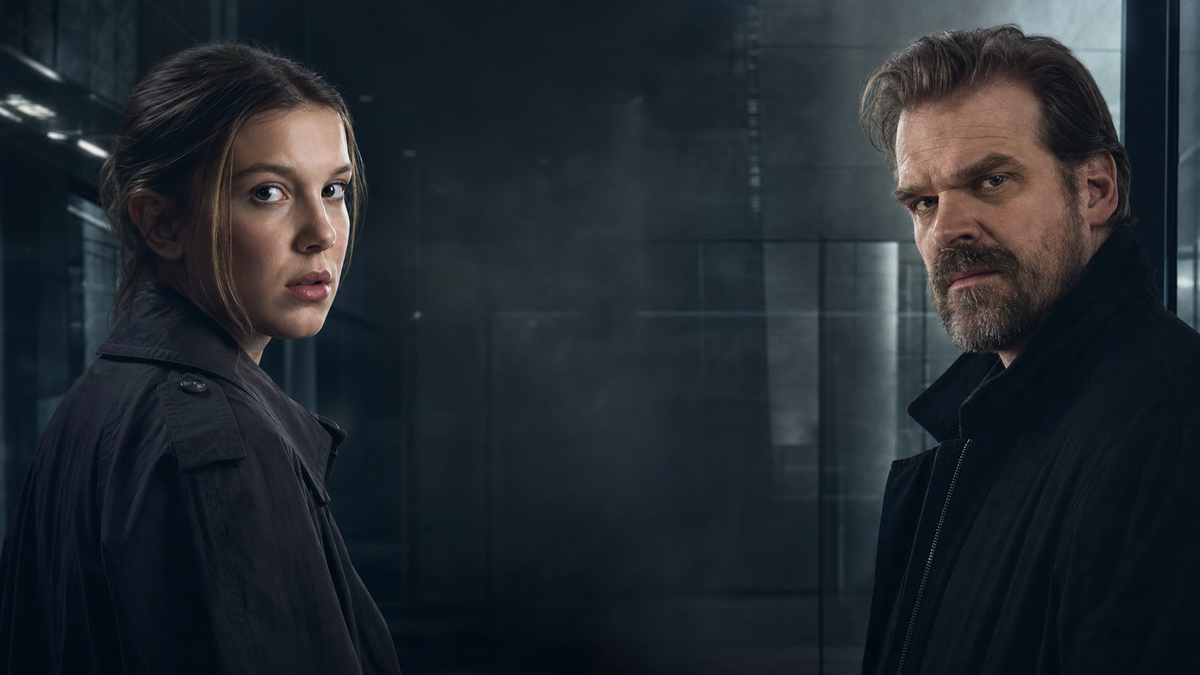 Immagine di Netflix ordina una serie spy con Millie Bobby Brown e David Harbour