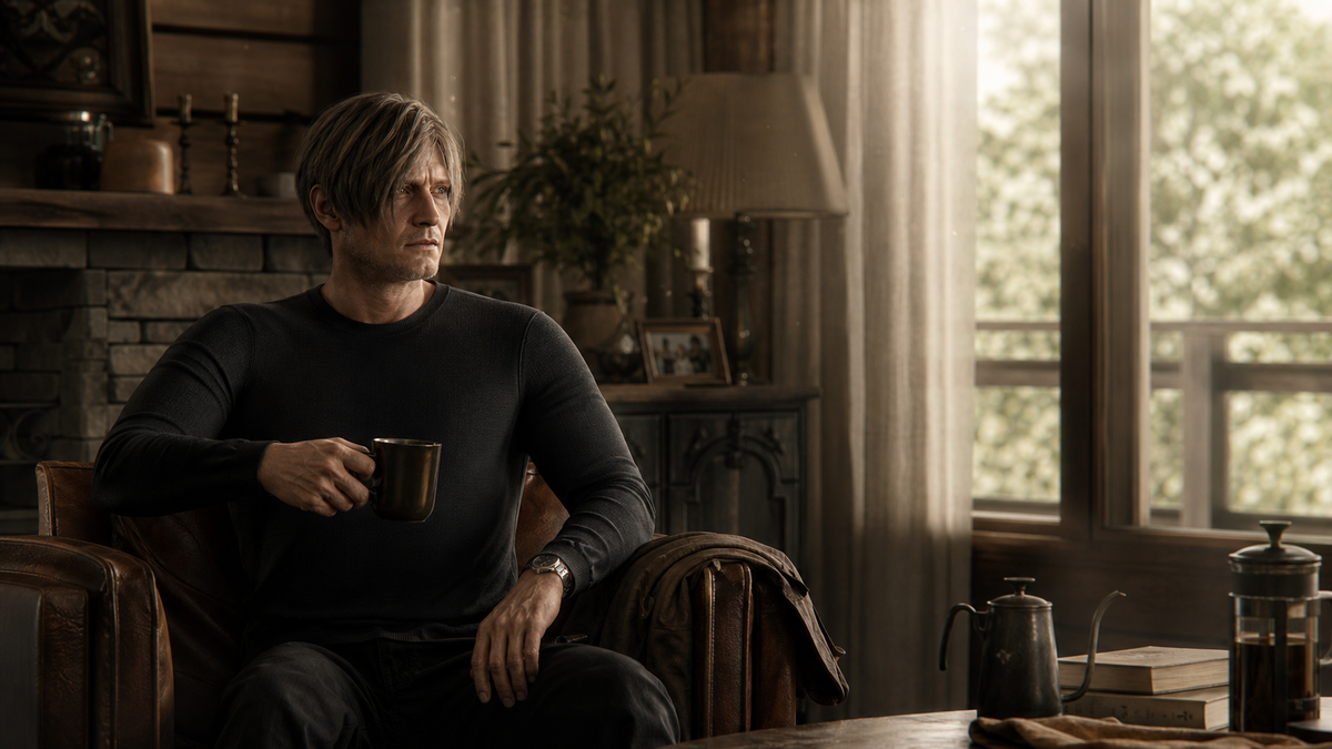 Immagine di Resident Evil, Leon Kennedy in pensione nell’idea cozy di Hideki Kamiya