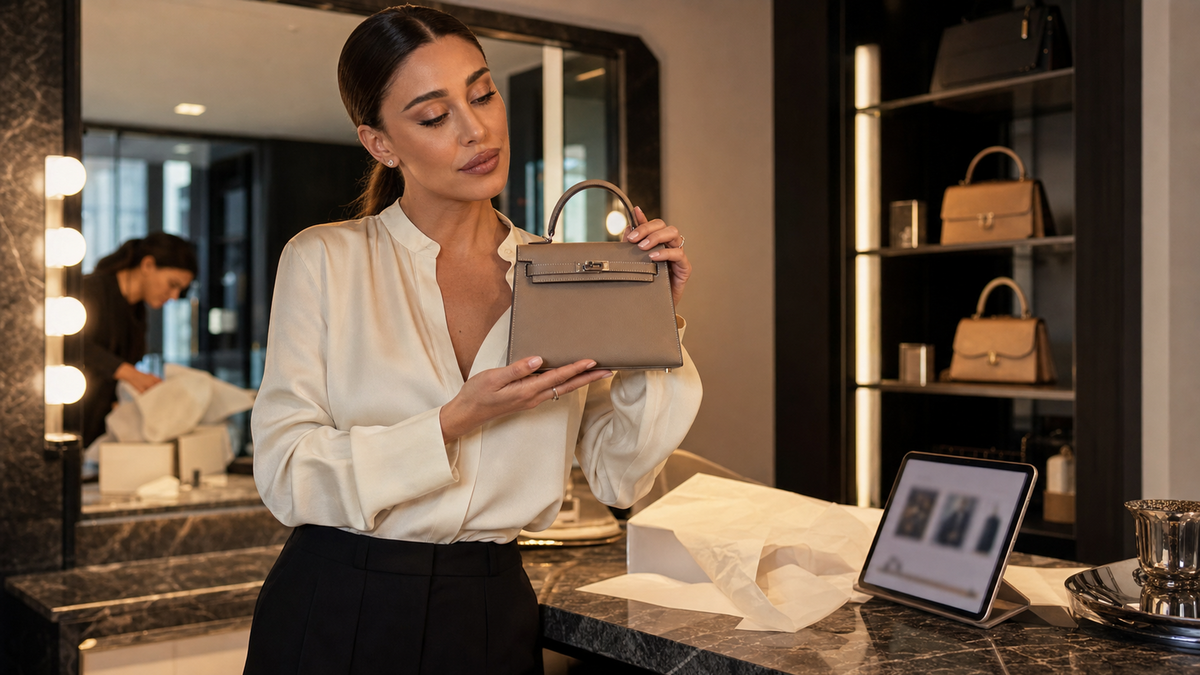 Immagine di Belen Rodriguez e la borsa proibita, il prezzo fa tremare