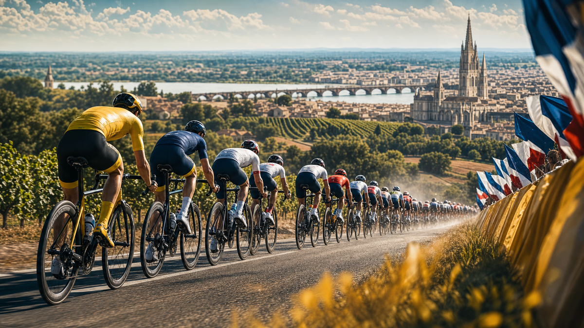 Immagine di Dove vedere Tour de France 2026 tappa 7 Hagetmau-Bordeaux oggi: orario, canale e streaming