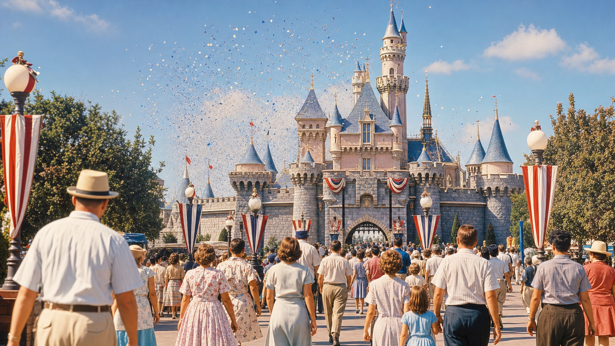 Immagine di 71 anni fa Disneyland veniva inaugurato ad Anaheim: era il 17 luglio 1955