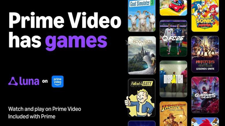 Immagine di Amazon Luna entra in Prime Video: giochi in streaming dalla nuova scheda su Fire TV