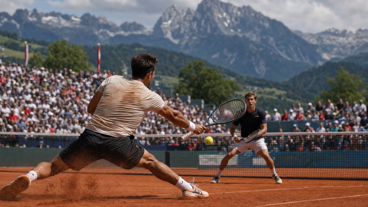 Immagine di Dove vedere ATP 250 Kitzbühel 2026 oggi: orario, canale e streaming delle semifinali