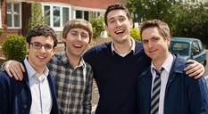 Copertina di The Inbetweeners: film reunion Netflix in sviluppo con i quattro protagonisti