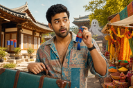 Copertina di Korean Kanakaraju: Varun Tej tra India e Corea nel trailer horror comedy