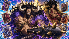 Copertina di ONE PIECE Card Game OP-17: Kaido disegnato da Keisuke Itagaki e debutto di Rocks
