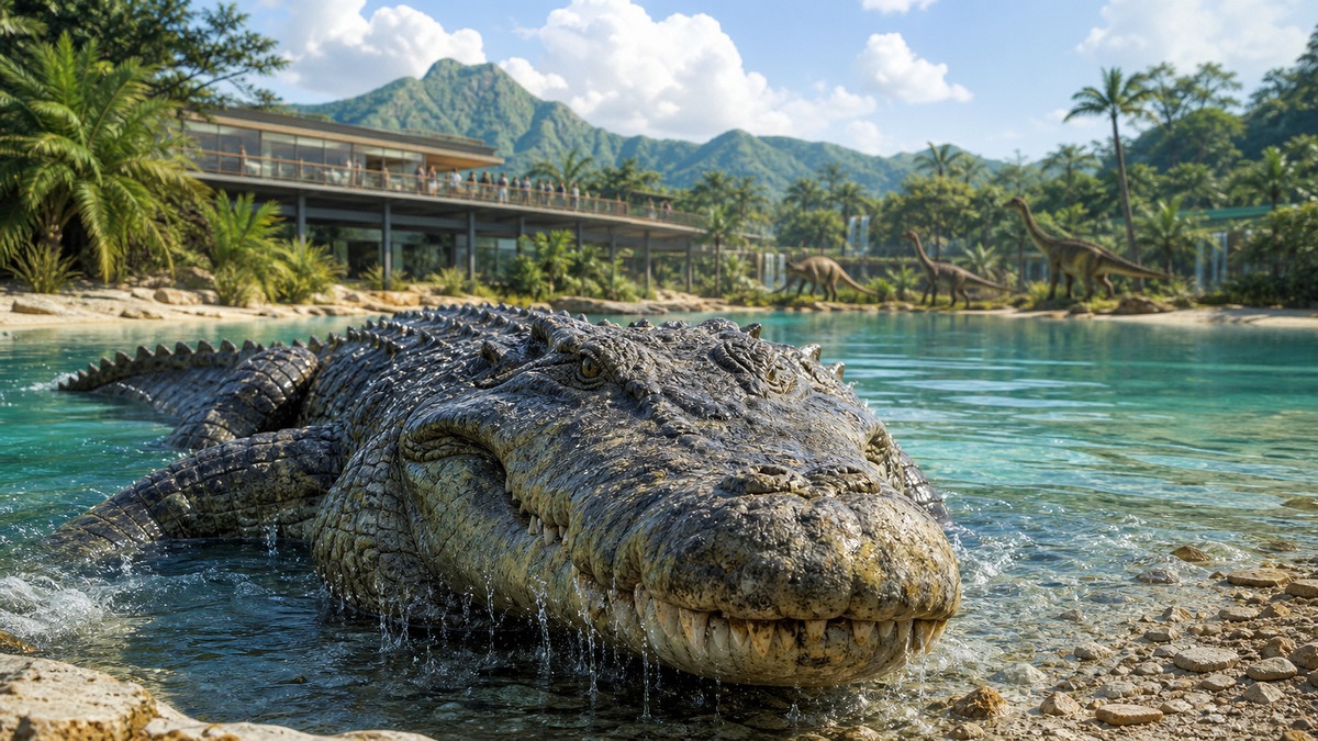 Immagine di Jurassic World Evolution 3: Crocodilia Coast porta i crocodiliformi sulle coste
