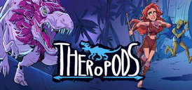 Copertina di Theropods: dinosauri e astronauti si incontrano su PC il 20 agosto 2026