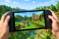 Copertina di Minecraft su Nintendo Switch 2: versione nativa e Vibrant Visuals dal 27 ottobre
